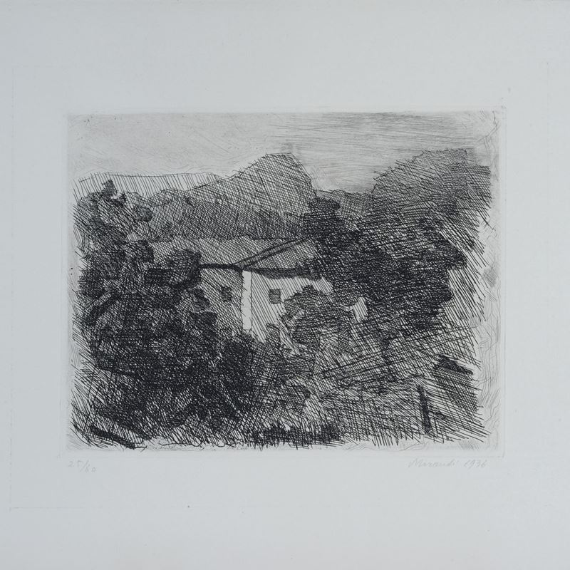 Giorgio Morandi - Paesaggio di Roffeno