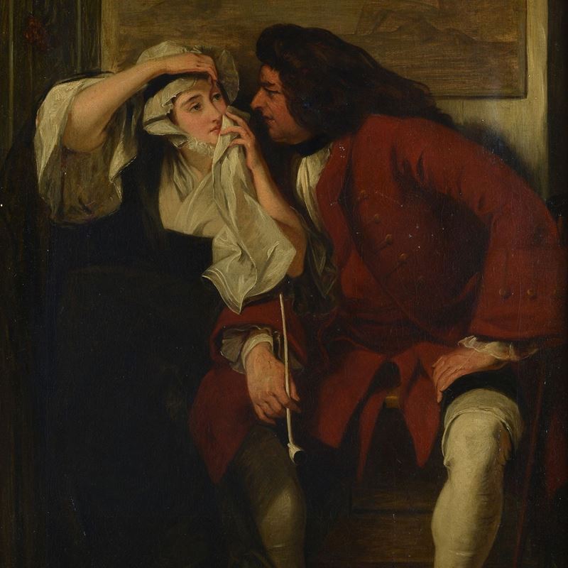 Attr. a Charles Robert Leslie - Uncle Toby And The Widow Wadman