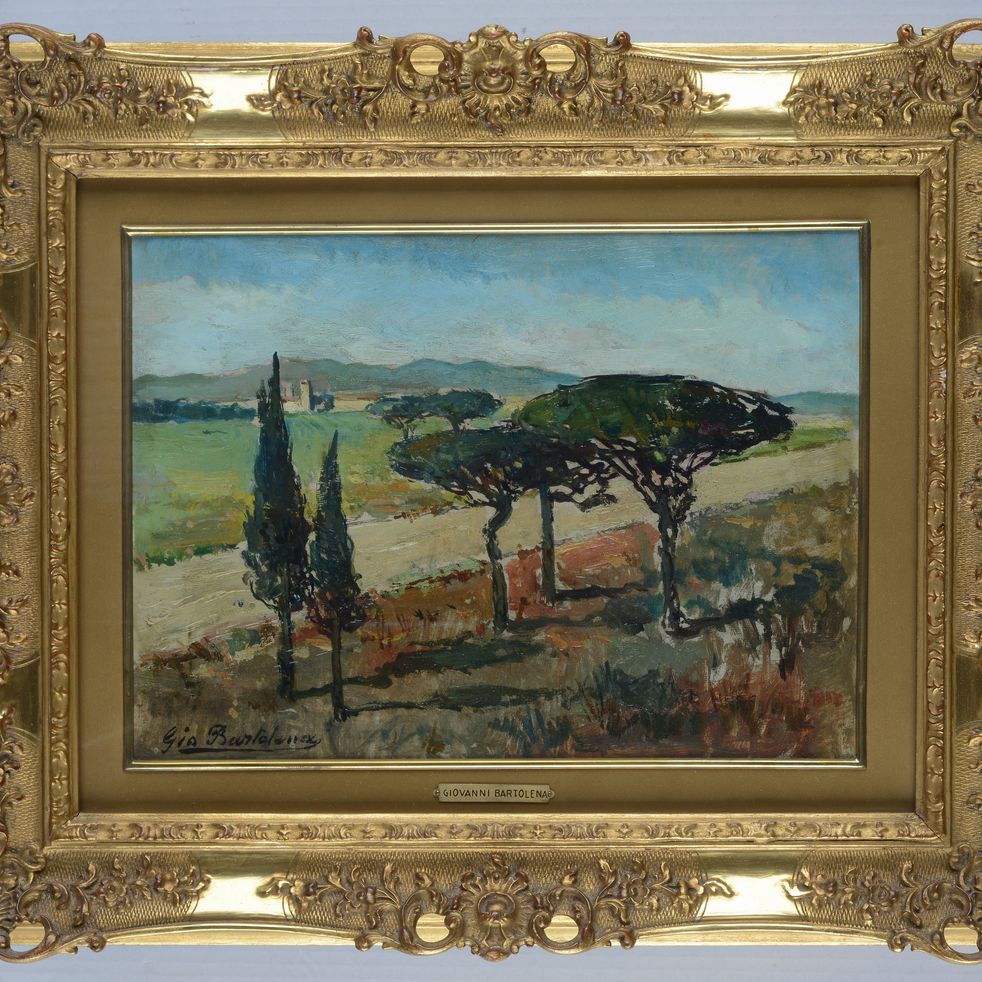 Giovanni Bartolena - Paesaggio con Alberi