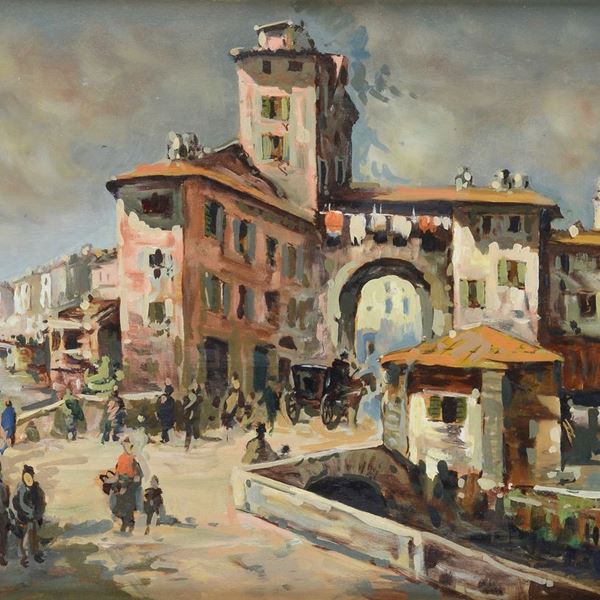 Achille Dovera - Glimpse of the city