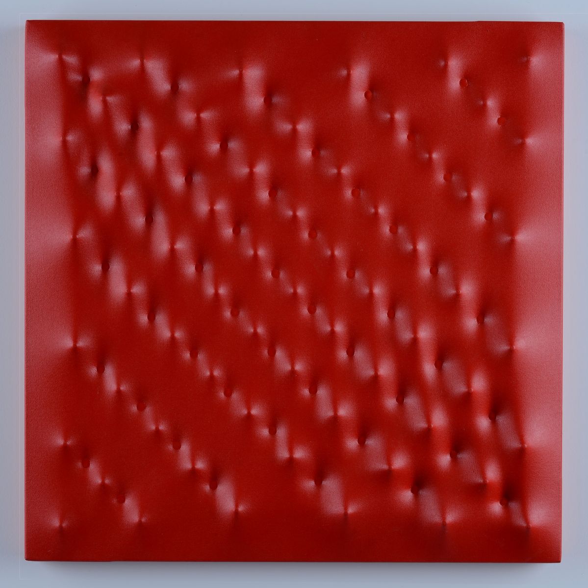 Enrico Castellani - Superficie Rossa
