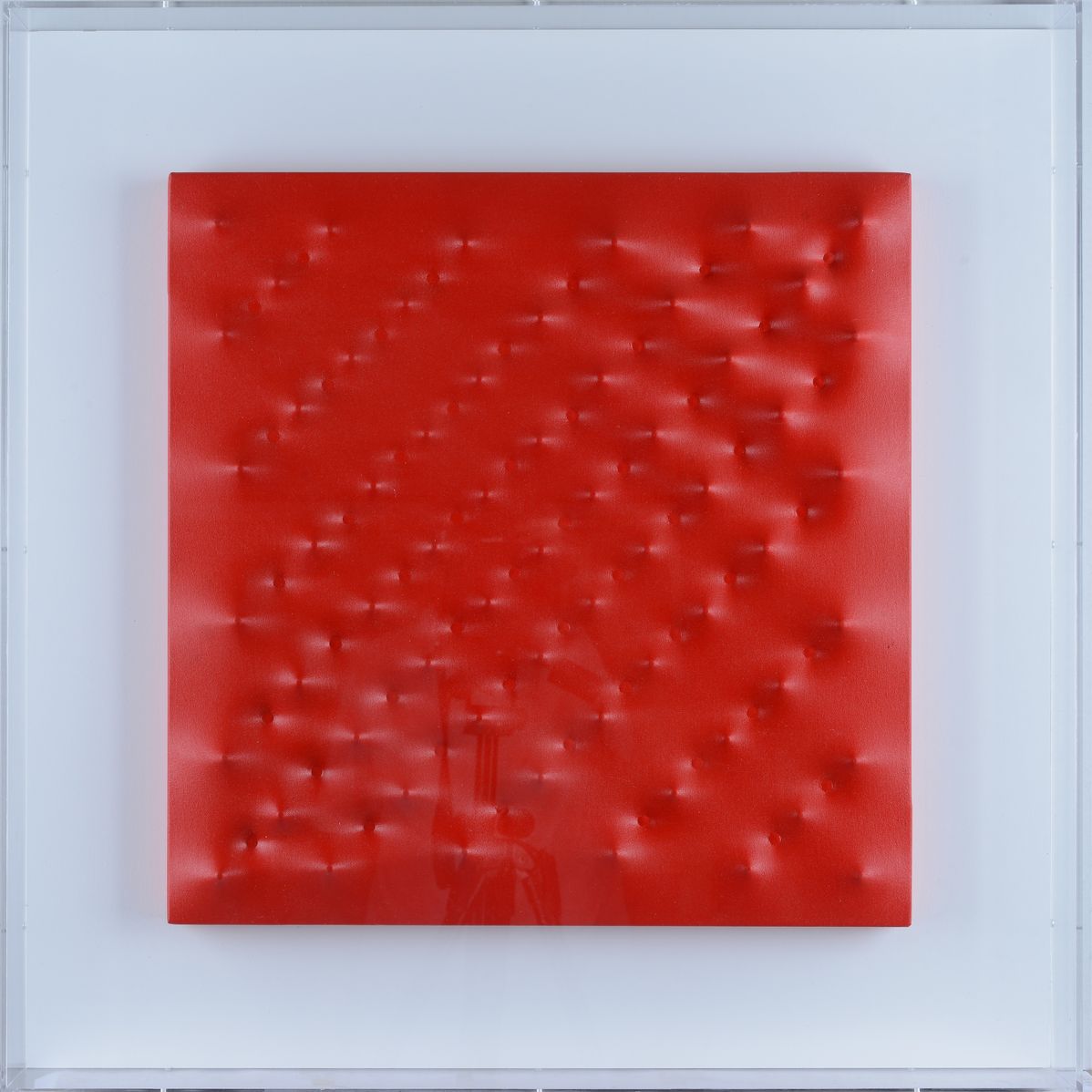 Enrico Castellani - Superficie Rossa