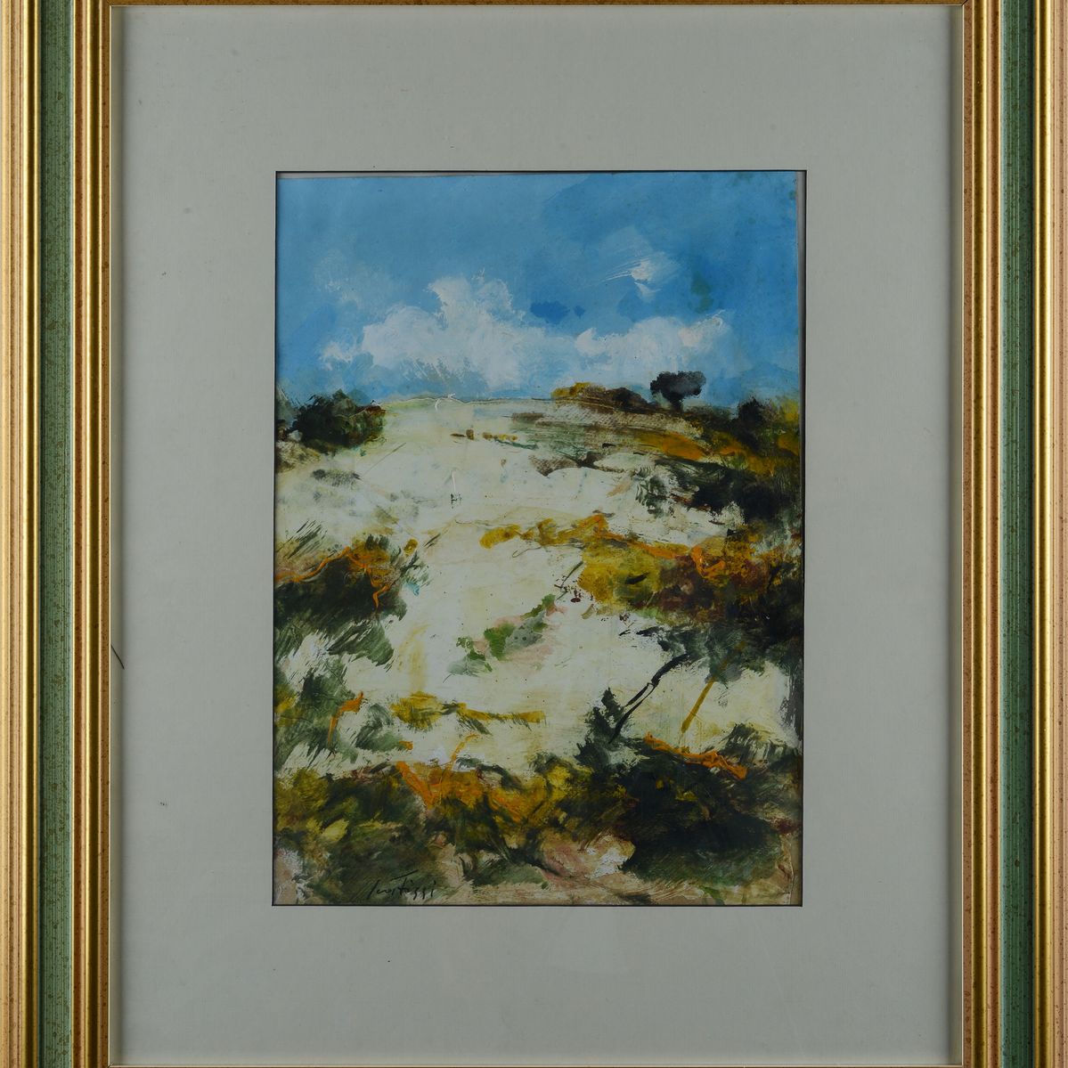 Sergio Scatizzi - Paesaggio a Volterra