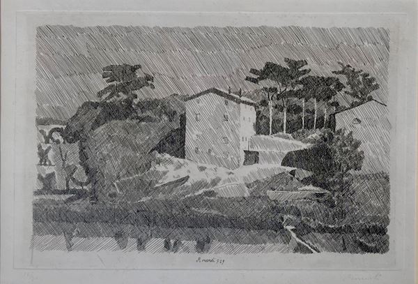 Giorgio Morandi - Casa del campiaro in Grizzana