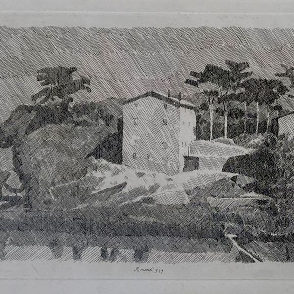 Giorgio Morandi - Casa del campiaro in Grizzana