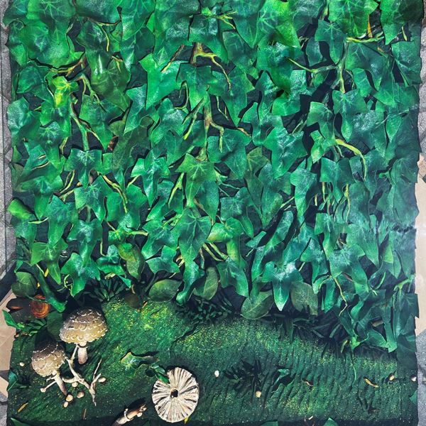 Piero Gilardi - Ivy and mushrooms