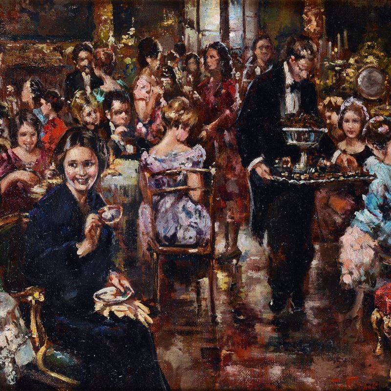 Franco Rispoli - Interno di Cafè