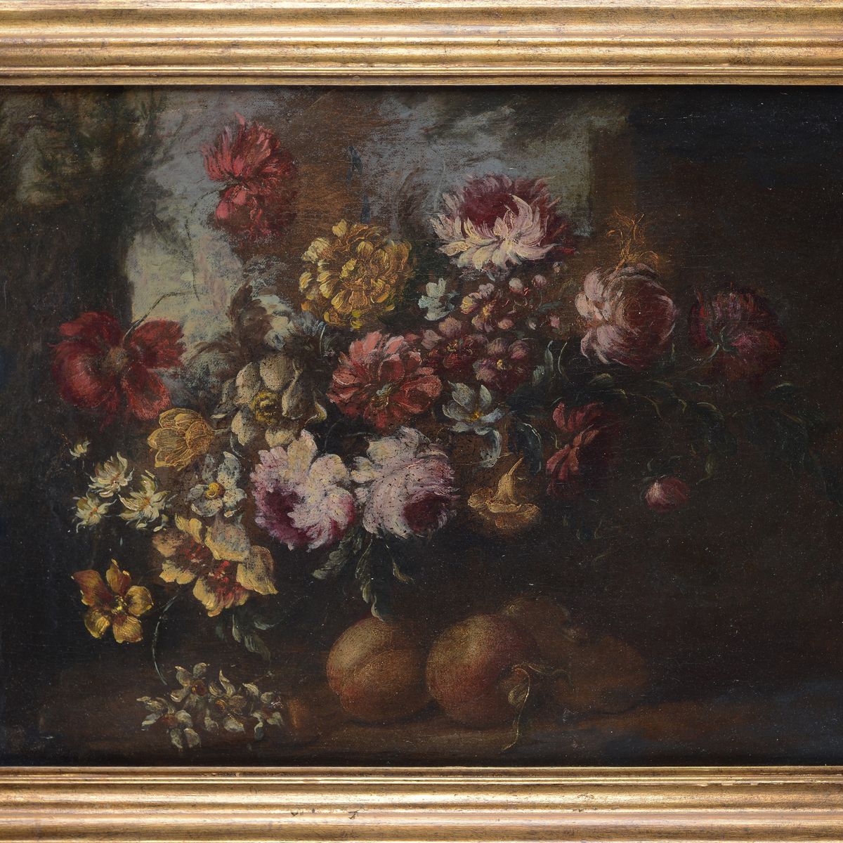 Anonimo, XVIII Sec. - Natura Morta con Fiori