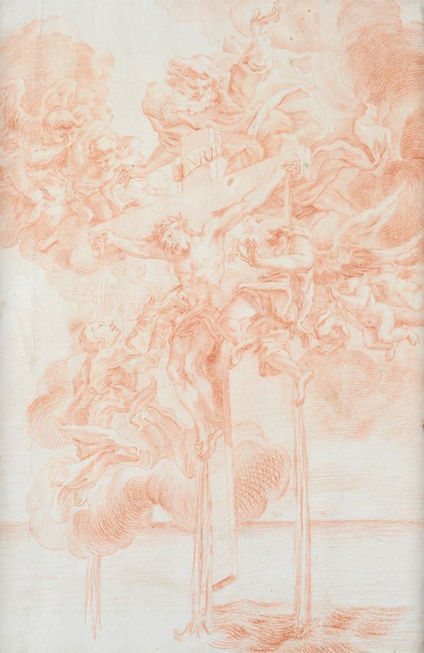 Anonimo, XVII sec. - Sanguis Christi (da un'incisione di Francois Spierre a partire da un disegno di Gian Lorenzo Bernini)
