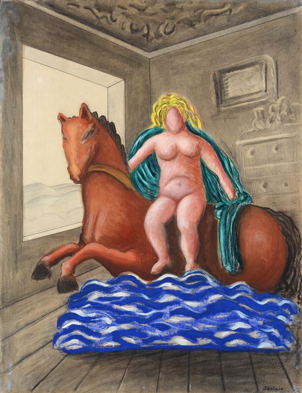 Alberto Savinio - The horsewoman