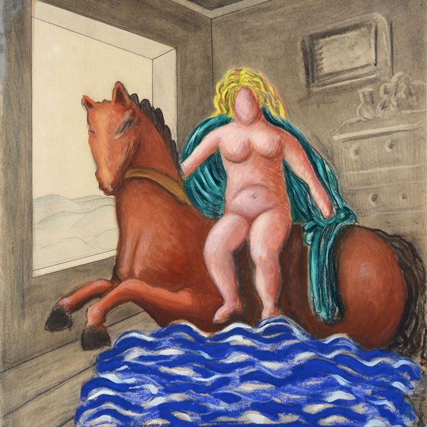 Alberto Savinio - The horsewoman