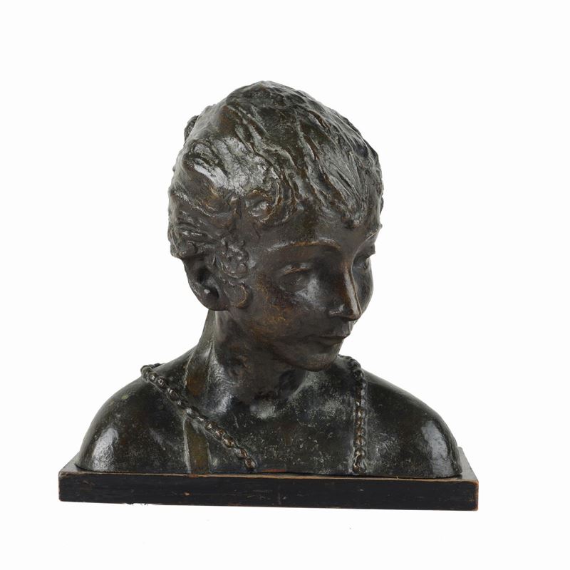 Corrado Vigni - Busto di Giovane Donna