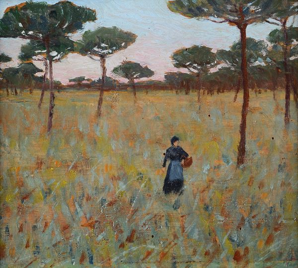 Ferruccio Pagni - Figura in pineta