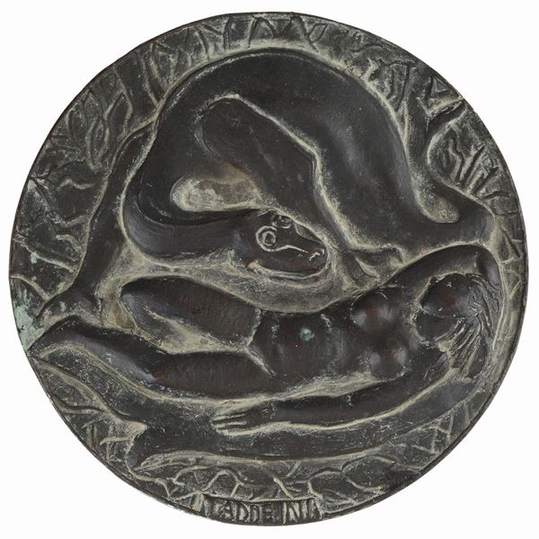 Omero Taddeini - Enea e il serpente