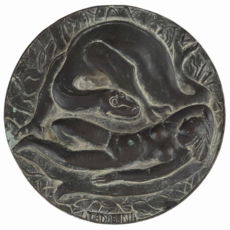 Omero Taddeini - Enea e il Serpente