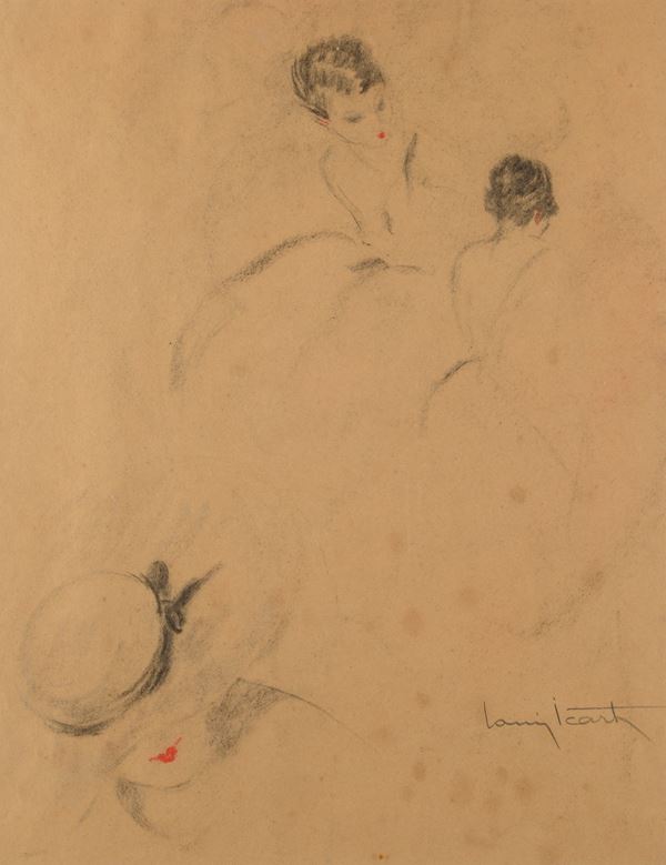 Louis Icart - Studies of female figures