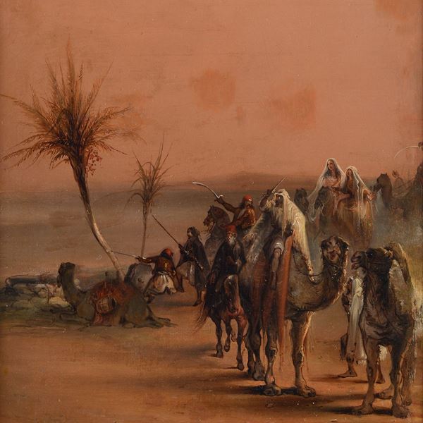 Randolfo Ruspini - Carovana di cammelli
