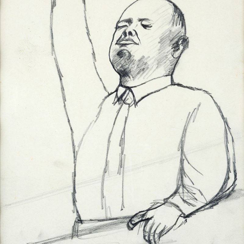 Ottone Rosai - Ritratto del Duce