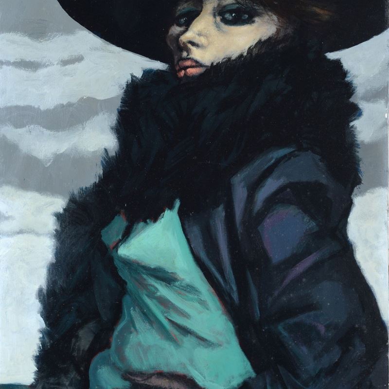Fausto Maria Liberatore - Signora con Cappello