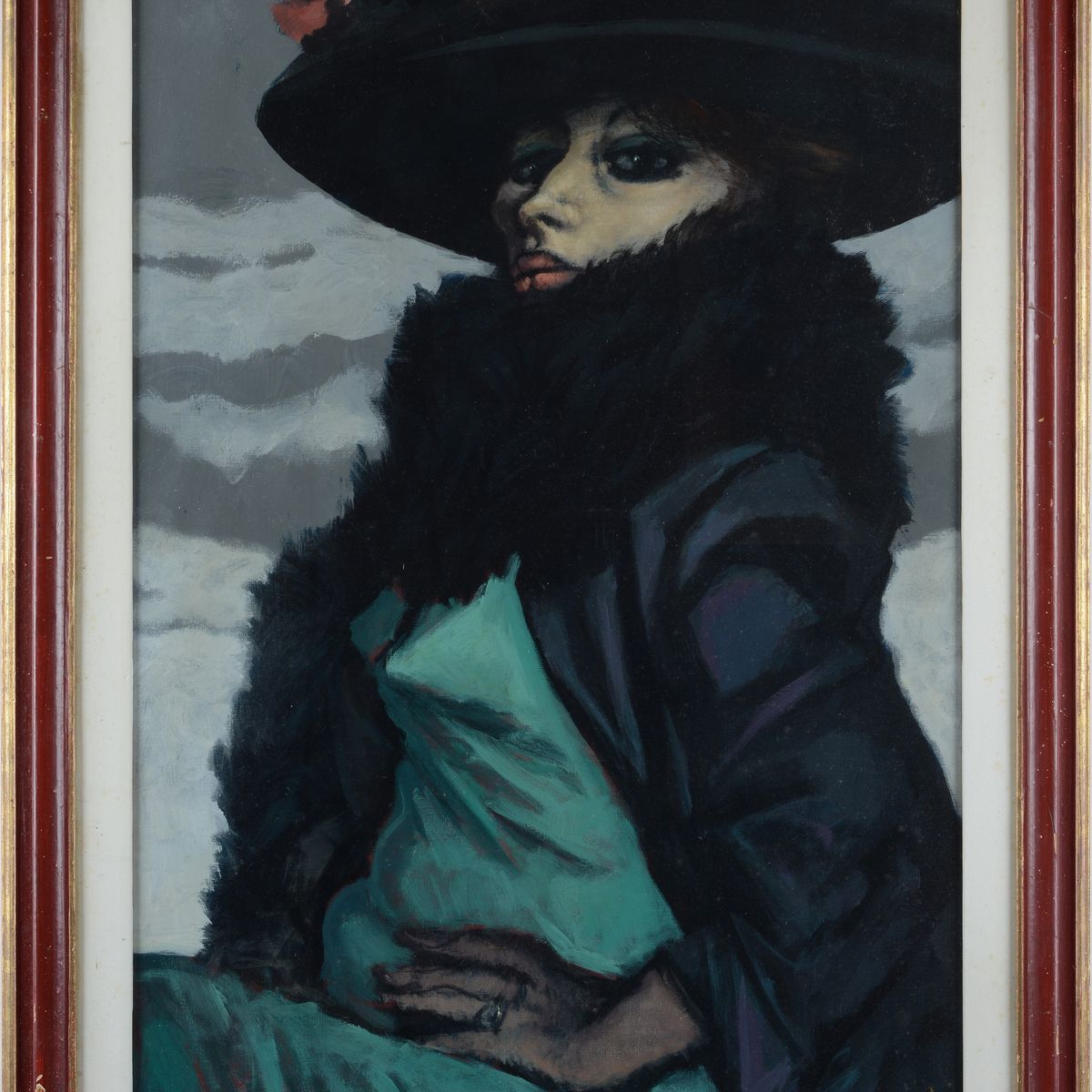 Fausto Maria Liberatore - Signora con Cappello
