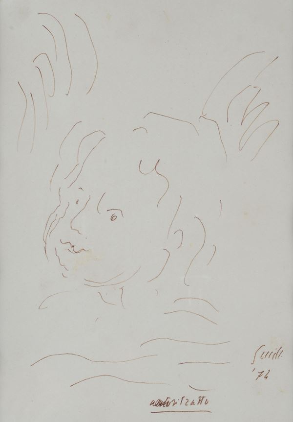 Virgilio Guidi - Self-portrait