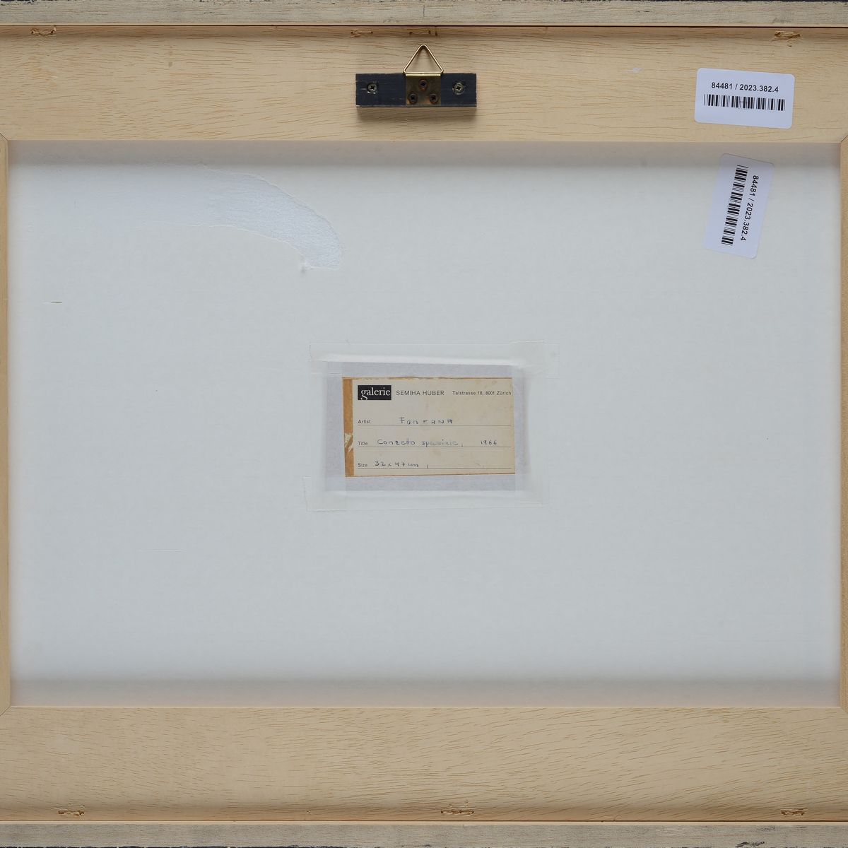 Lucio Fontana - Concetto Spaziale