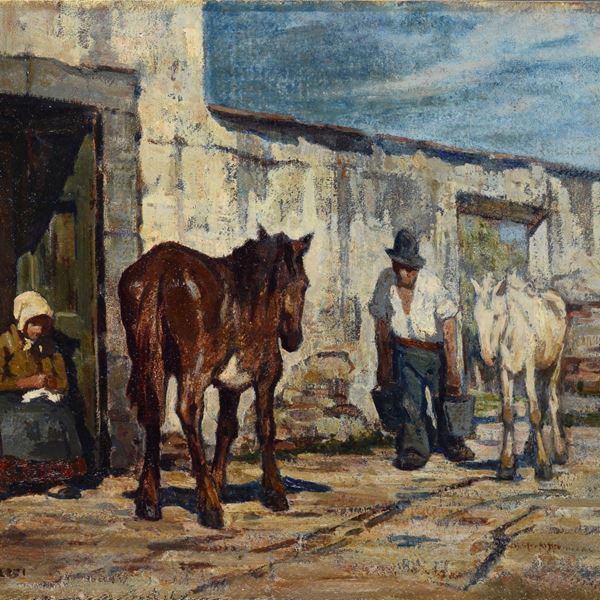 Luigi Michelacci - Contadini