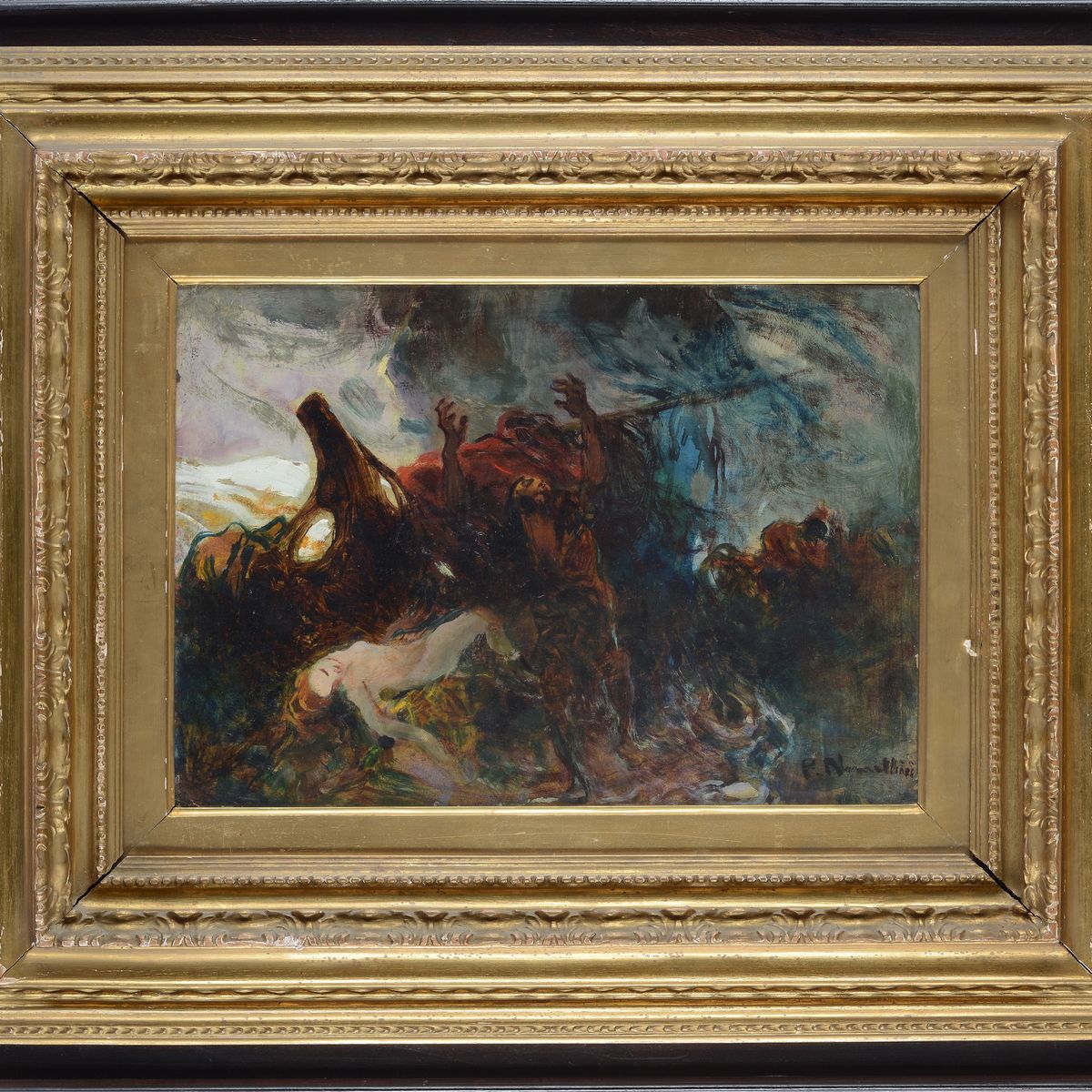 Plinio Nomellini - La Nave di Ulisse