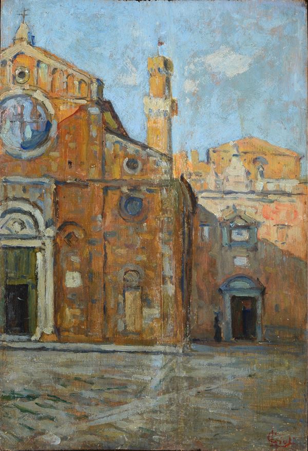 Luigi Gioli - Glimpse of the square