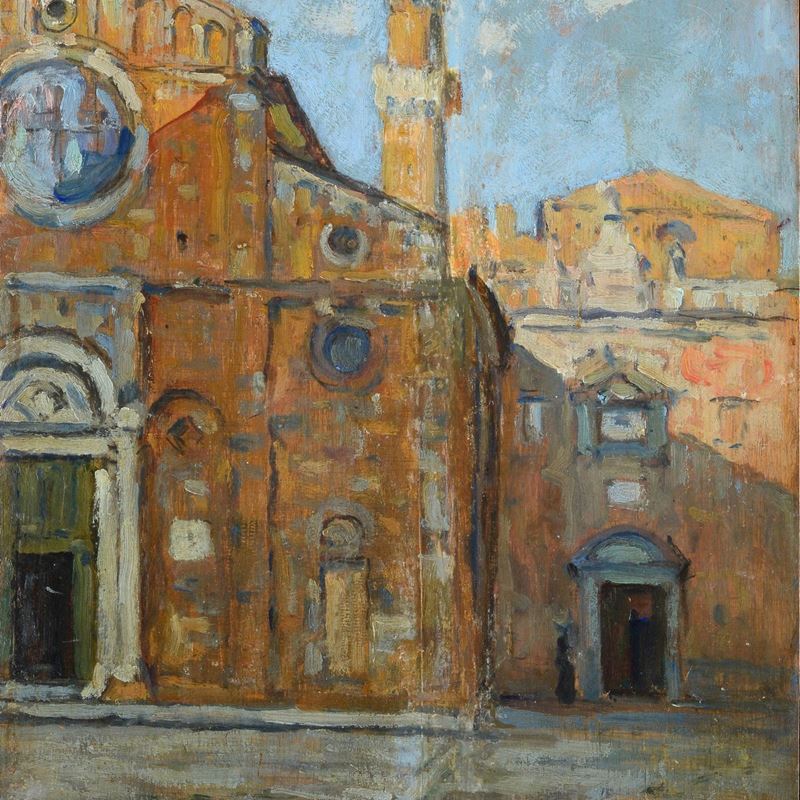 Luigi Gioli - Scorcio di Piazza