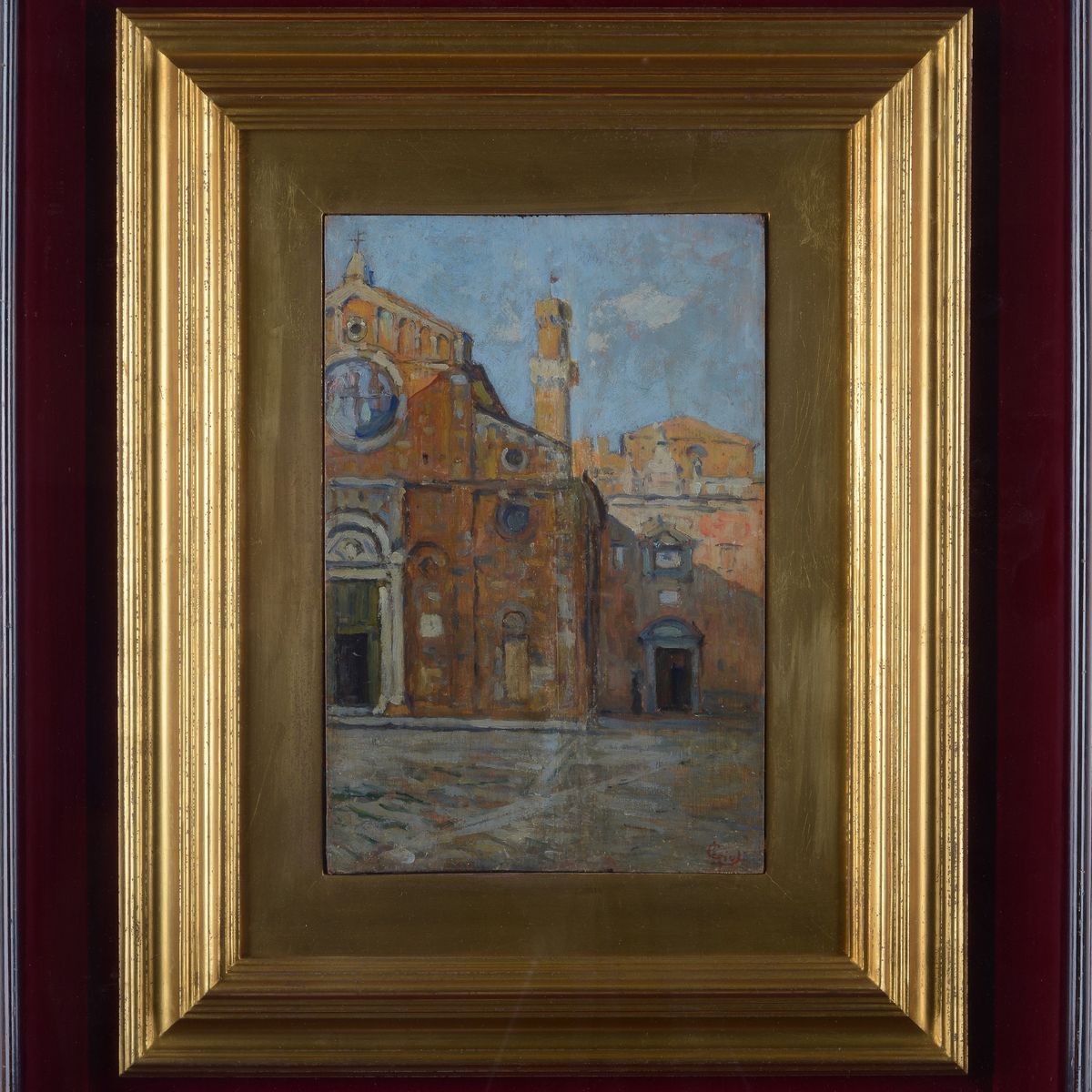 Luigi Gioli - Scorcio di Piazza