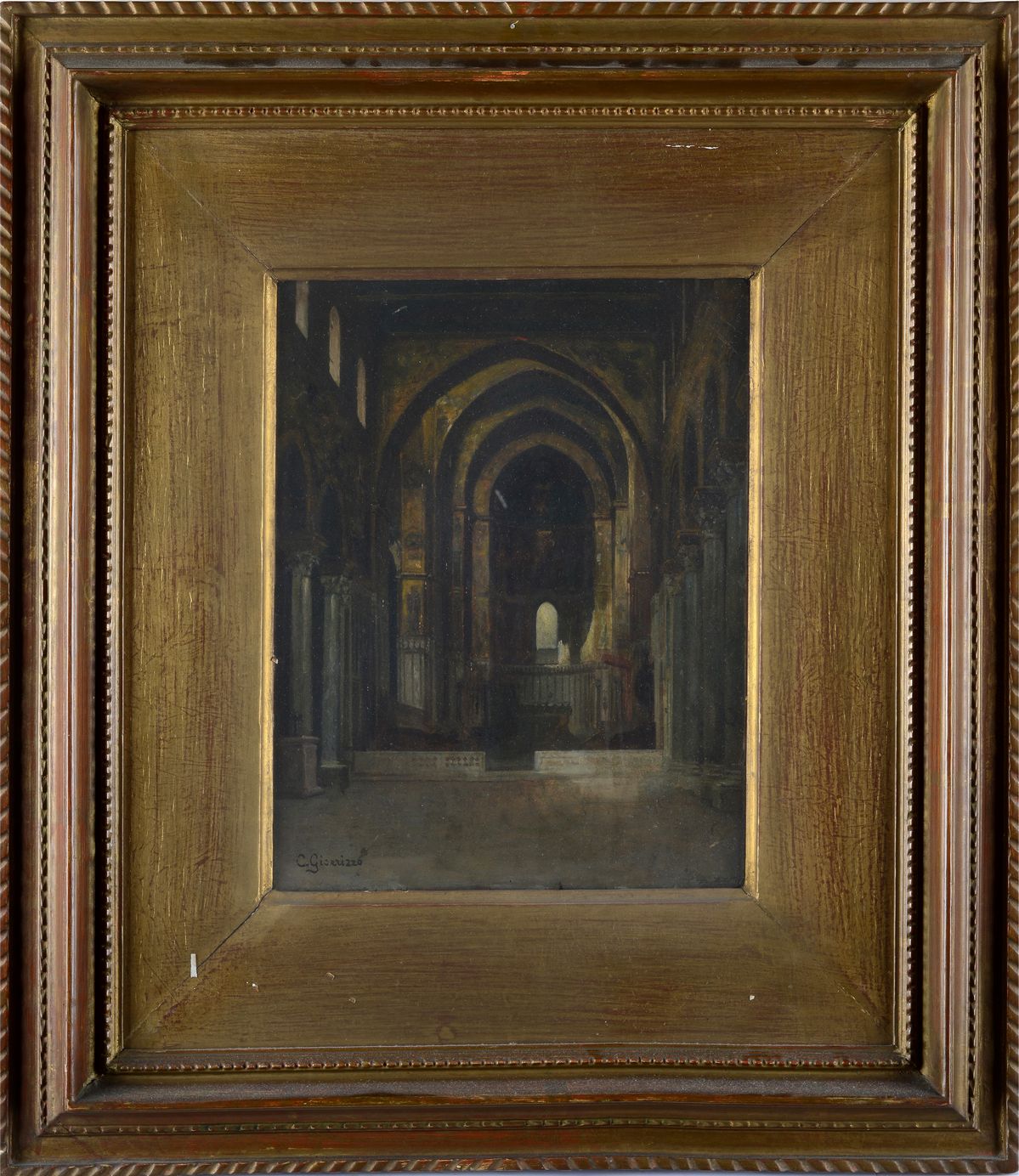 Carmelo Giarrizzo - Interno del Duomo di Monreale