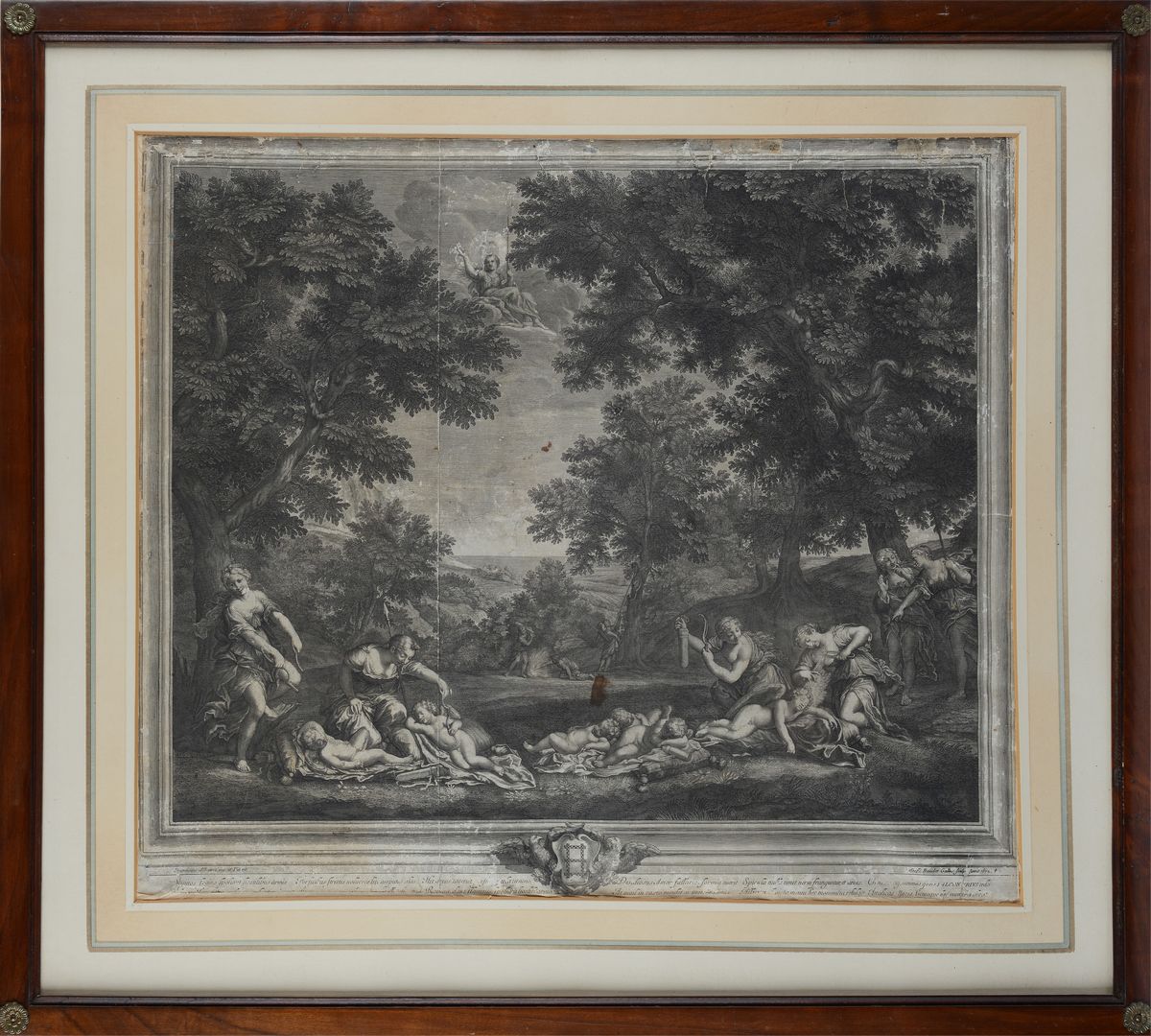 Étienne Baudet - Le Ninfe di Diana Spogliano delle Armi gli Amori (da Francesco Albani)