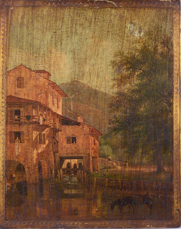 Anonimo, XX sec. - Glimpse of the country