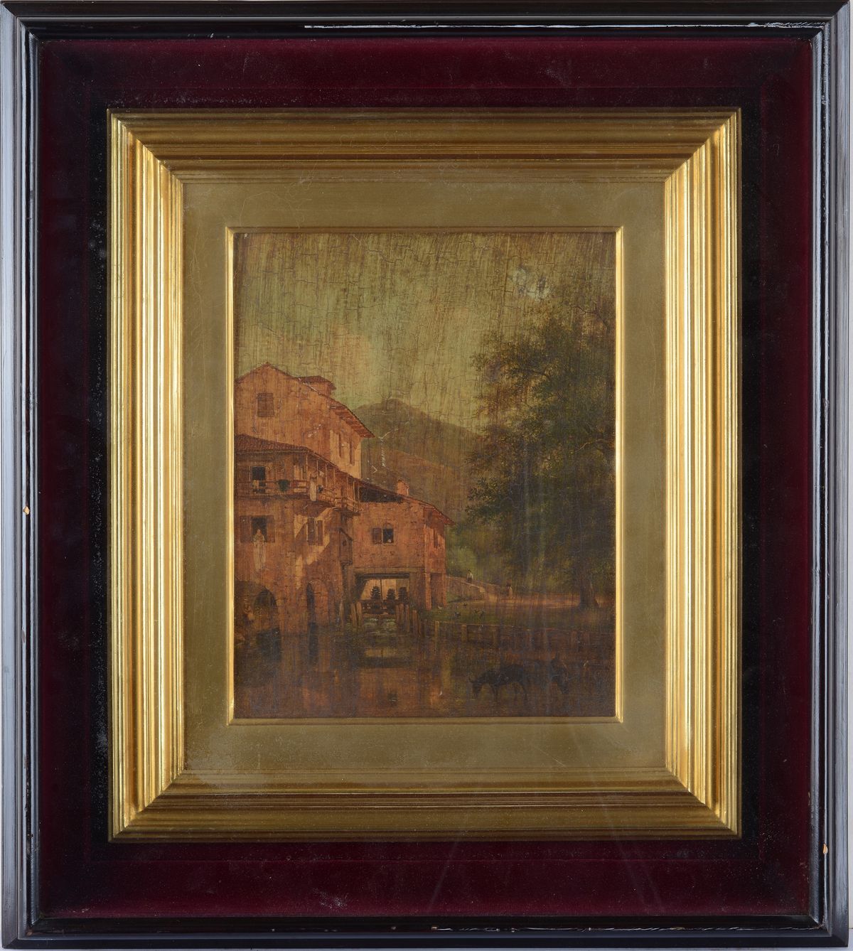 Anonimo, XX Sec. - Scorcio di Paese