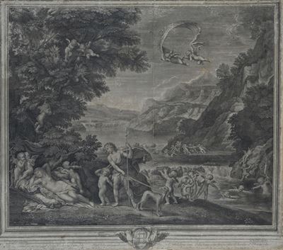 Venere e Adone (da Francesco Albani)