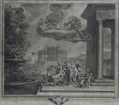 La Toeletta di Venere (da Francesco Albani)