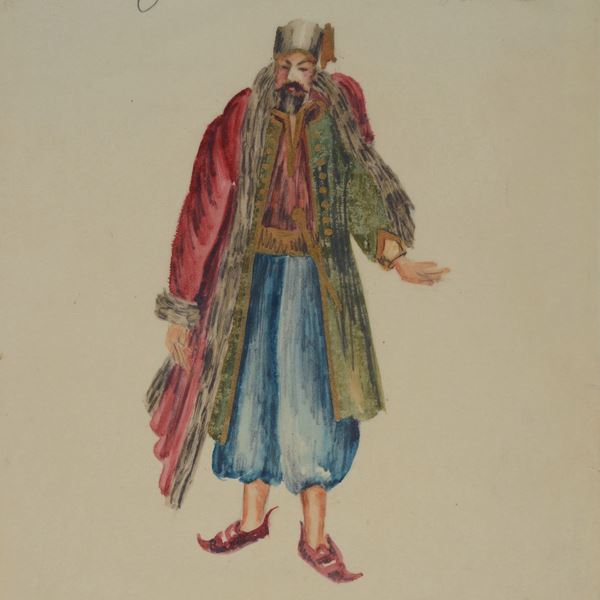 Anonimo, XX sec. - Sketch for theatrical costume