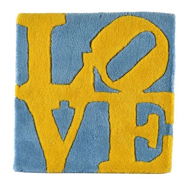 Robert Indiana : Swedish Love  (2006)  - Tappeto in lana a colori - Auction MODERN AND CONTEMPORARY ART - II - Galleria Pananti Casa d'Aste