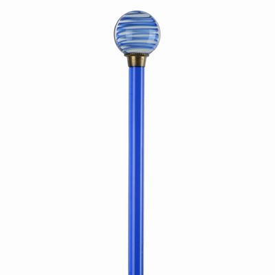 Bastone Cerimoniale in Vetro Blu