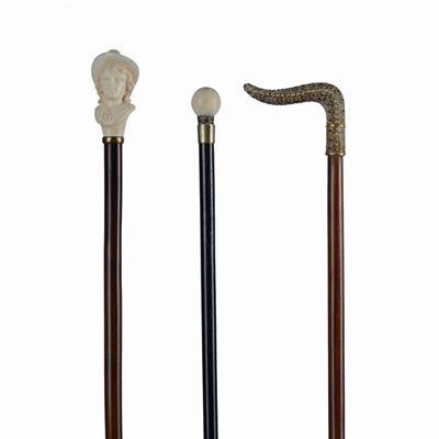 Tre Bastoni da Passeggio di Diversa Foggia