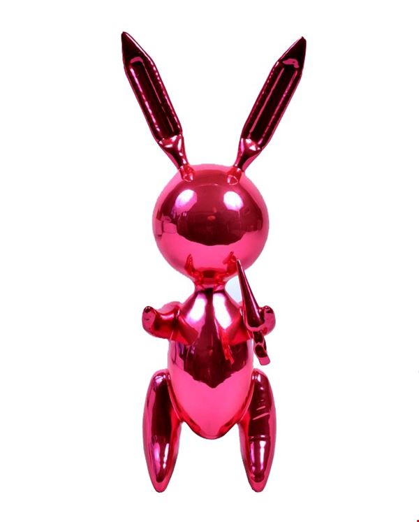 Pink Rabbit  - Zinc alloy - Auction CONTEMPORARY ART - Galleria Pananti Casa d'Aste