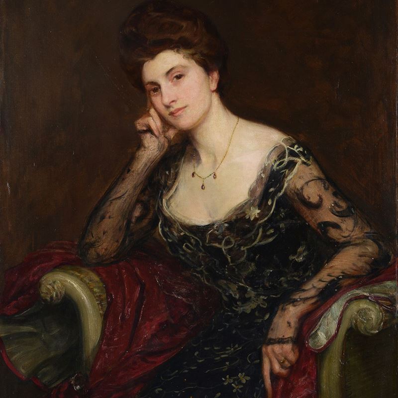 Theodore Blake Wirgman - Ritratto di Signora