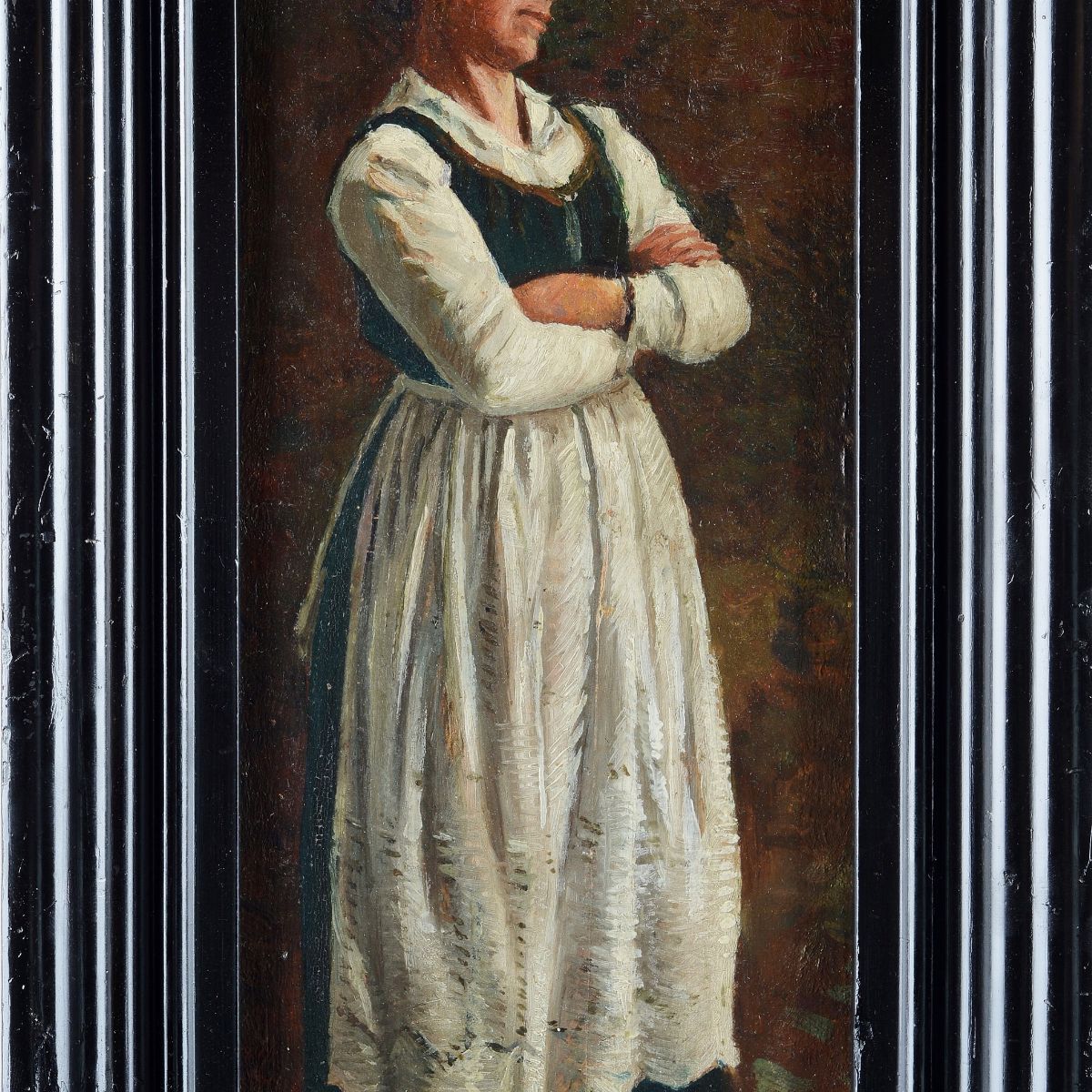 Odoardo Borrani - Ritratto di Popolana