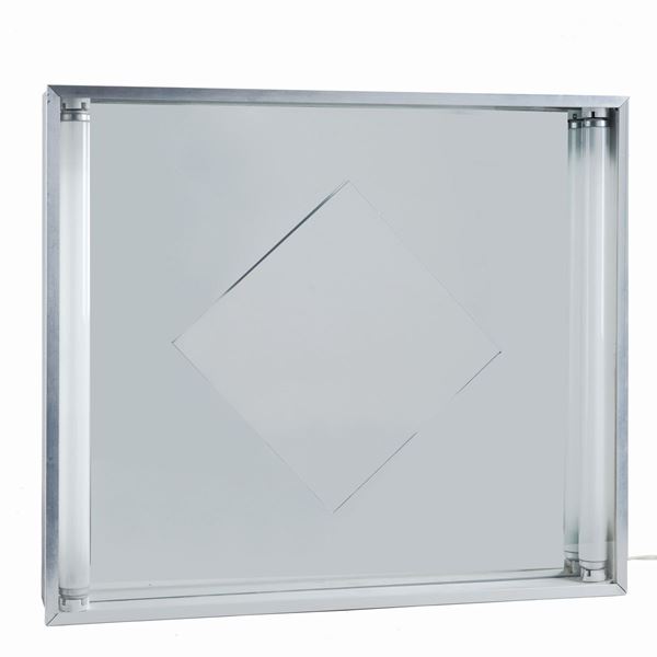 Christian Megert : Back of turning square  (1973)  - cm. 63x73 - Auction MODERN AND CONTEMPORARY ART - II - Galleria Pananti Casa d'Aste