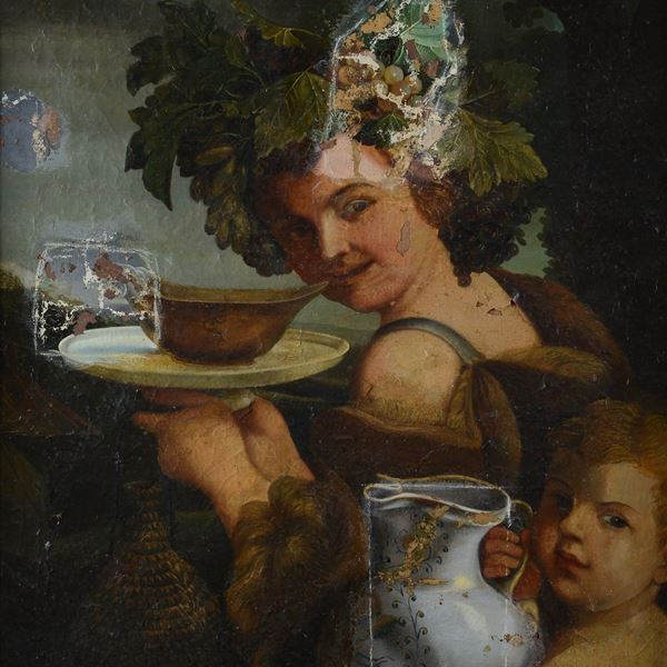 Anonimo, XVIII - XIX sec. - Child Bacchus (after Guido Reni)