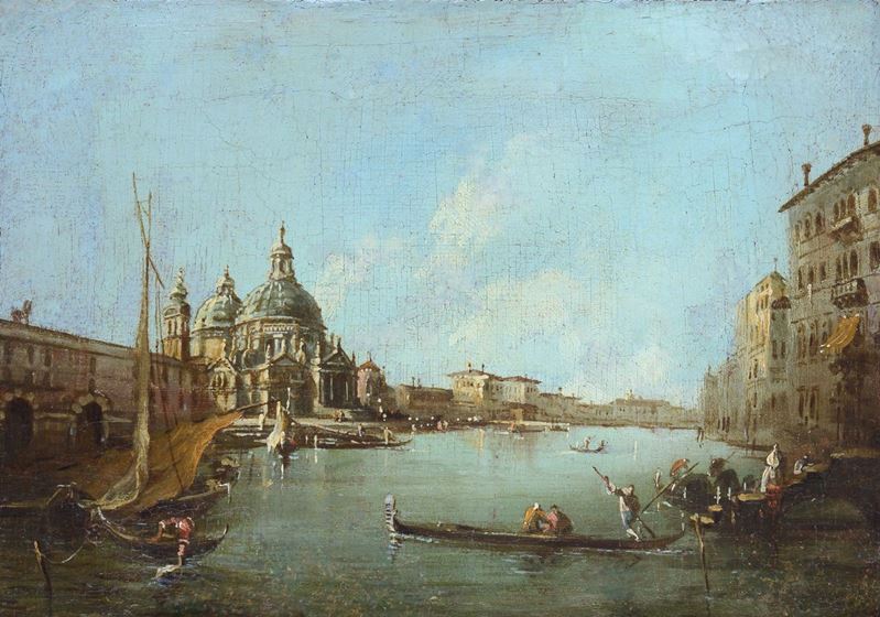 Anonimo, XIX Sec. - Canal Grande a Venezia (da Canaletto)