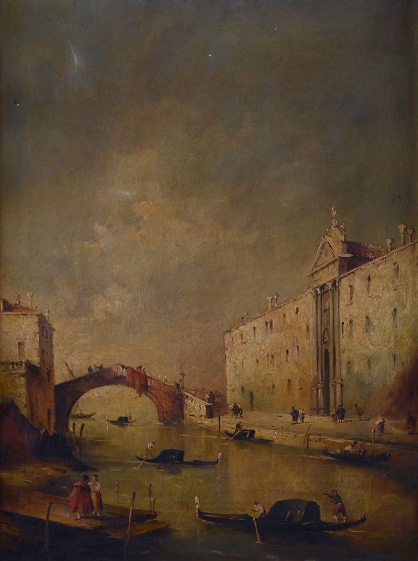Anonimo, XIX sec. - Rio dei Mendicanti (da Francesco Guardi)