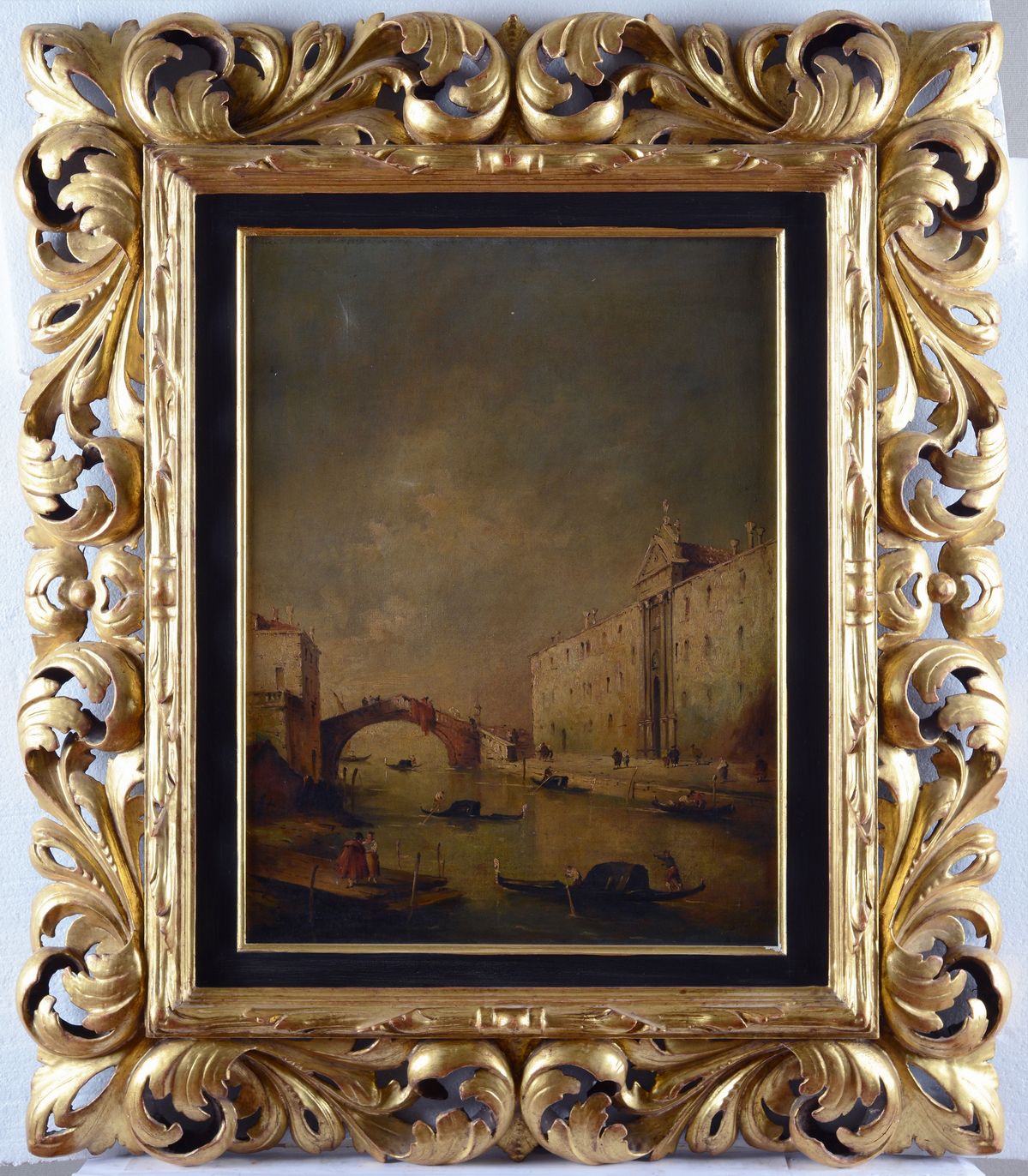 Anonimo, XIX Sec. - Rio dei Mendicanti (da Francesco Guardi)