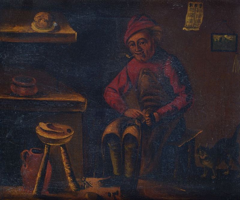 Scuola Fiamminga, XVIII - XIX Sec. - Ciabattino